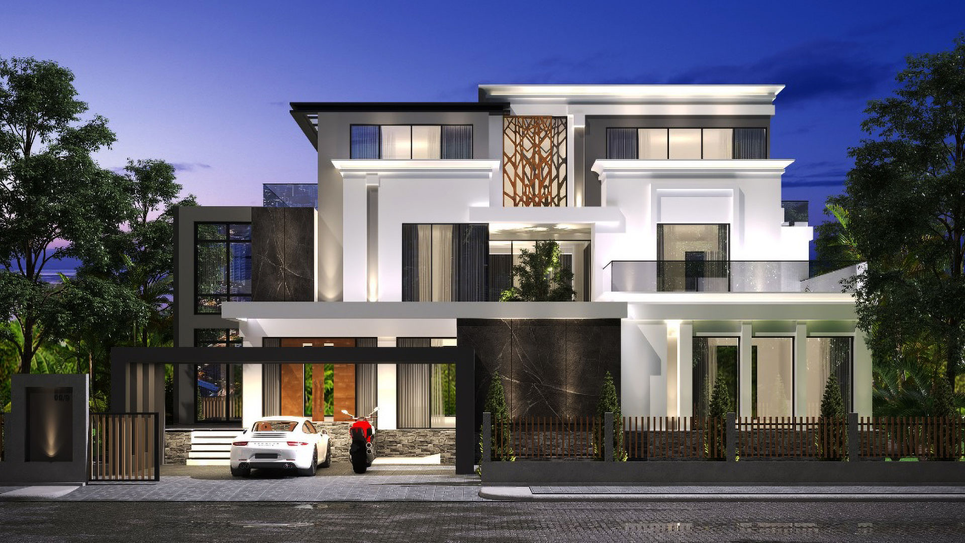 Modern luxury house design by Palazzo IA