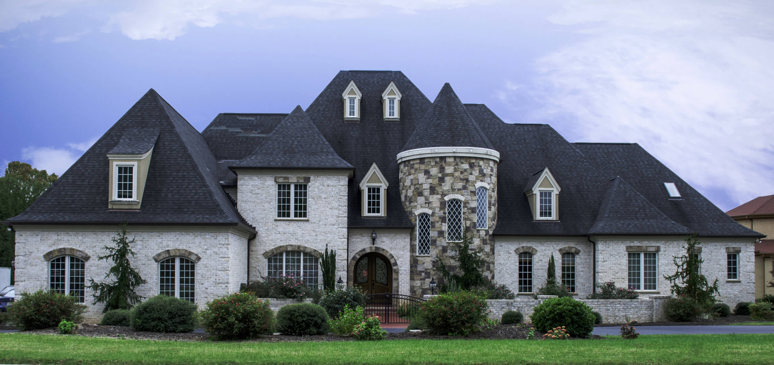 Luxurious house made of premium stones